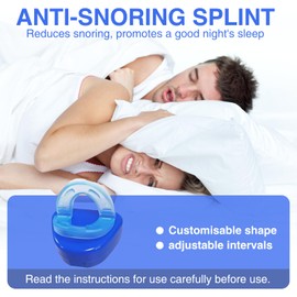 The Soothie Anti Snoring Mouthpiece Set, Universal Size Snore Mouth Guard for Men and Women