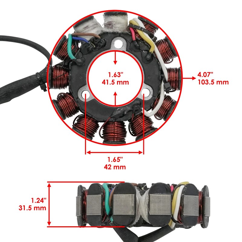 For Polaris Stator for Polaris Magnum 325 4X4 Hds Mose