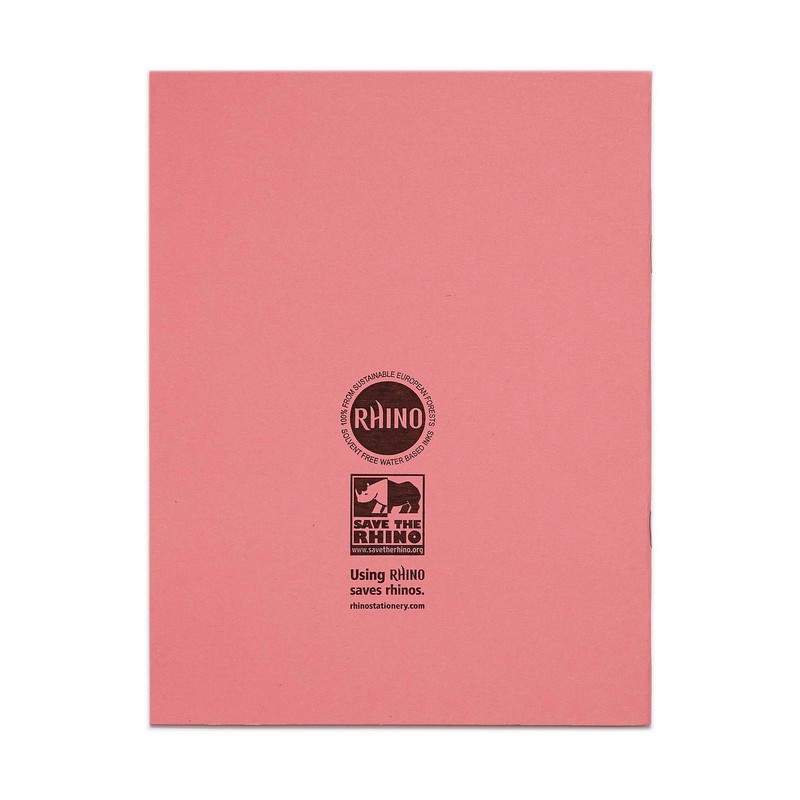 Rhino A5+ Exercise Books, 48 Page / 8mm Lined with