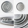 Dalton Galvanized round tray G19-0076 M Coin Tray Accessory Tray