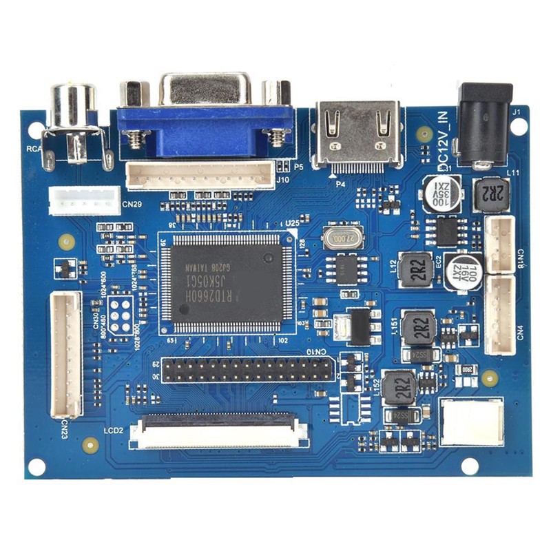 HDMI VGA 2AV Reversing Driver Board for 7inch AT070TN92 800x480