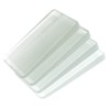 RLECS 8PCS Rubbery Clear Table Shims Door Shims Bookcase Shims