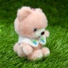 Takeoff Bear Drop Plush Keychain Retro Pastel Bear Cute Embroidered