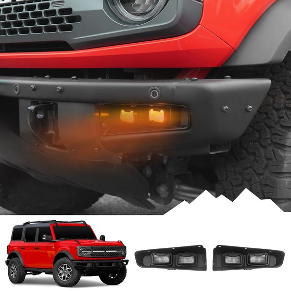 Mabett Raptor Style Fog Lights fit Ford Bronco 2021-2025, Lower