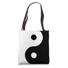 Black and White Yin Yang Tote Bag