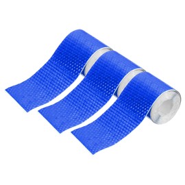 HARFINGTON 3 Rolls Reflective Tape 2" x 118" High Visibility Reflective Adhesive Stickers Outdoor Waterproof for Trailer Trucks Bike Car Motorcycle Helmet Mailbox, Blue