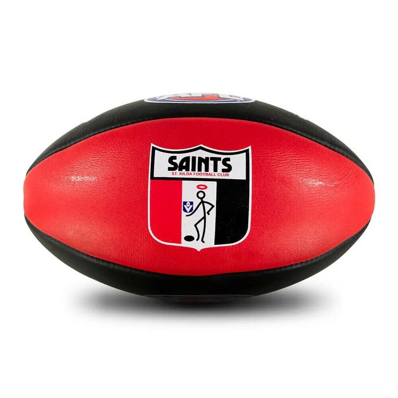 Sherrin St Kilda Saints AFL Club Leather Football, Size 5