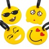 Travel Luggage Tags, Emoji Suitcase Travel ID Label Tags Holders,