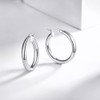 Small Hoop Earrings for Women Teen Girls Sensitive Ears Sterling