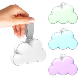 Pure enrichment Portable Sound Machine and Night Light For Baby or Crib 15 Sound PureBaby Cloud