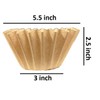GoldTone Unbleached Paper Coffee Basket Filters 100 Pack | Brown