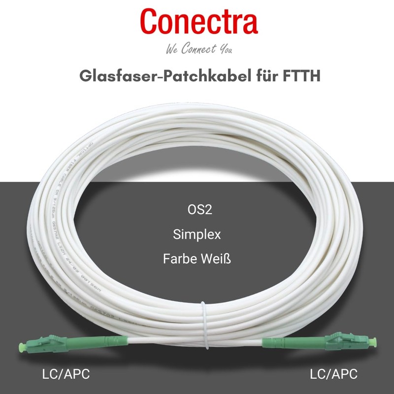 Conectra® - Fibre Optic Cable | OS2 | LC/APC to