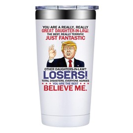 SpenMeta Mothers Day Gifts for Daughter in Law - Funny Birthday Valentines Christmas Daughter in Law Gift - 20oz Vacuum Insulation Tumbler