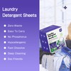 Soulink Lavender Laundry Detergent Sheets, 240 Loads - Eco-Friendly, Plant-Based,