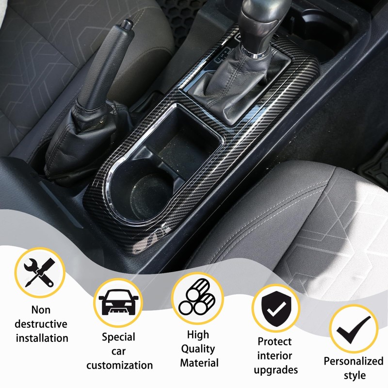 CHEAYAR Gear Shift Panel Trim Cover Compatible with Toyota Tacoma