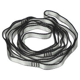 PATIKIL 22KN Adjustable Daisy Chain Yoga Extend Belt 1.8M, Nylon Climbing Sling Straps for Home Workout Exercise Pilates Gymnastics, Grey