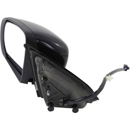 Garage-Pro Driver Side Power Heated Mirror for Jeep Cherokee 2014-2018 Manual Fold Without Signal Light, Blind Spot, Memory, Puddle Lamp & Auto-Dimming Paintable