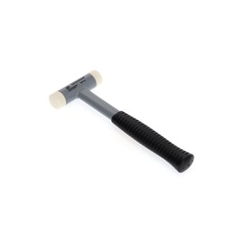 Gedore 8828950 Non-Rebound Soft Hammer, Diameter 30 mm, Steel Tube Handle, Interchangeable Polyamide Heads