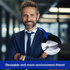 JEYORZY Set of 80 collar stays, shirt collar enhancers for men's shirts, so that the shirt collar fits perfectly all day, ideal for father and husband