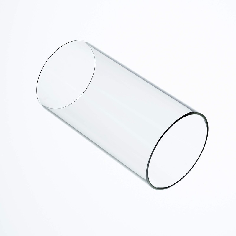 Large Size Hurricane Candle Holder Glass, Glass Cylinder Open Both