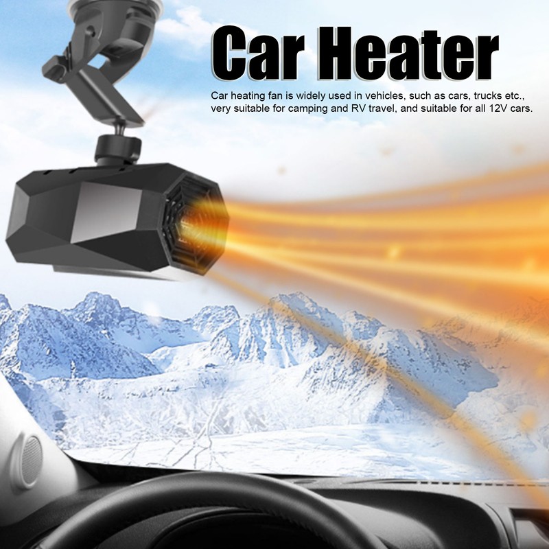 12V Car Heater Multifunction 360° Adjustable Fast Heating Universal Windshield