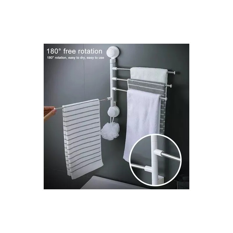Didier Market Toallero Acero Inoxidable Barra Giratoria Baño