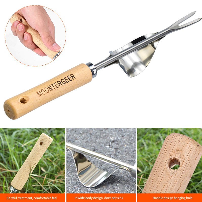 TDDL Hand Weeder Tool Garden Weed Tool 2 Pieces Manual