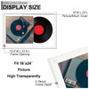 Fxojyvo Engineered Wood Vinyl Record Frame for the Wall Display