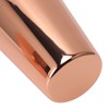 Boston Cocktail Shaker Stainless Steel Rose Gold Glossy Surfaces Leakproof