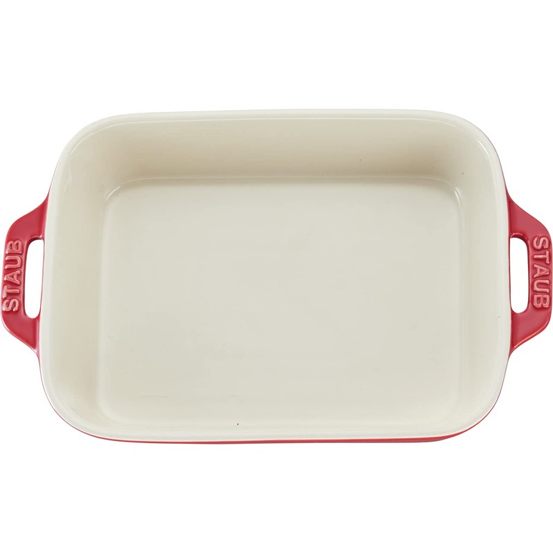 Staub Ceramic 7.5" x 6" Rectangular Baking Dish - Cherry