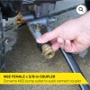 Surface Maxx M22 Female X 3/8-in Coupler Converts M22 Pump