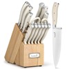 Kuisine Premium Sharp Knife Set,High Carbon Stainless Steel Ergonomic Handle,Knife