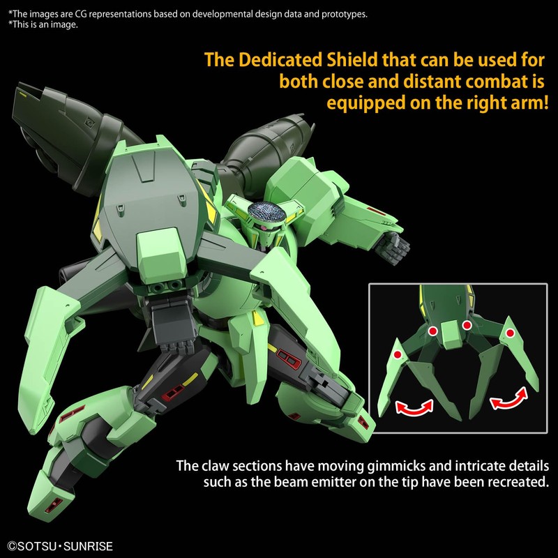BANDAI SPIRITS HG Mobile Suit Z Gundam Bolinoke Summon, 1/144