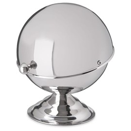Carlisle FoodService Products Covered Dish Roll Top Dish for Catering, Buffets, Restaurants, Stainless Steel, 10 Ounces, Silver