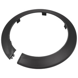 TOP-VIGOR 4 Stück 110 mm Rohrabdeckung Dekoration, einrastbare PP-Kunststoff-Rosetten-Rohrmanschette für Wasserleitung, Abflussleitung, WC-Abflussrohr, Wandrohreingang, Dekoration, Zierleiste und