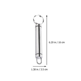 BESTonZON Peach Pitter 2pcs Stainless Steel Fruit Core Remover Fruit Corer Removing Tool Fruit and Vegetable Corer for Apple Pear Peach Kitchen Gadgets