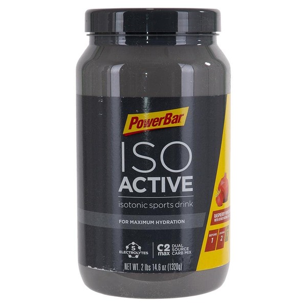 PowerBar IsoActive Sports Drink with 5 Electrolytes and C2MAX Dual Source Carb Mix (40 Servings), Raspberry Pomegranate
