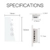 MOES WiFi RF Smart Light Dimmer Switch, Smart Life/Tuya APP