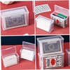 Plastic Playing Card Case Holder,8 Pcs Boxes Poker Storage Box