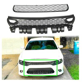 Grill for Dodge Charger 2015 2016 2017 2018 2019 2020 2021 2022 2023 (ONLY FITS SRT HELLCAT SCAT PACK DAYTONA)