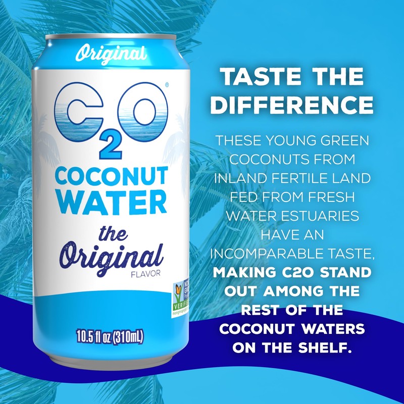C2O - Coconut Water, The Original Flavor (24 Pack, 3