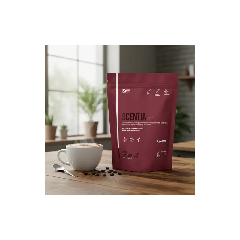 Café Latte Con Colágeno Ginseng 140g En Polvo