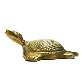 athizay - Estatua de decoración de Mesa de Tortuga, latón con Acabado Antiguo, Cifras de Feng Shui, decoración de Tortugas, para Sala de Estar, recámara, Oficina, recepción (Tortuga Feng Shui)