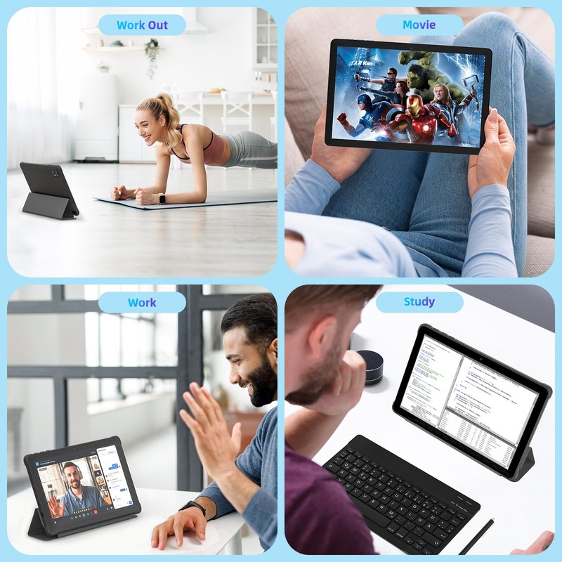 10 inch Android 15 Tablet: Octa-Core, 8GB RAM 64GB, 7000mAh,