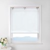ESLIR Roman Blind No Drilling Required Transparent with Eyelets Colour