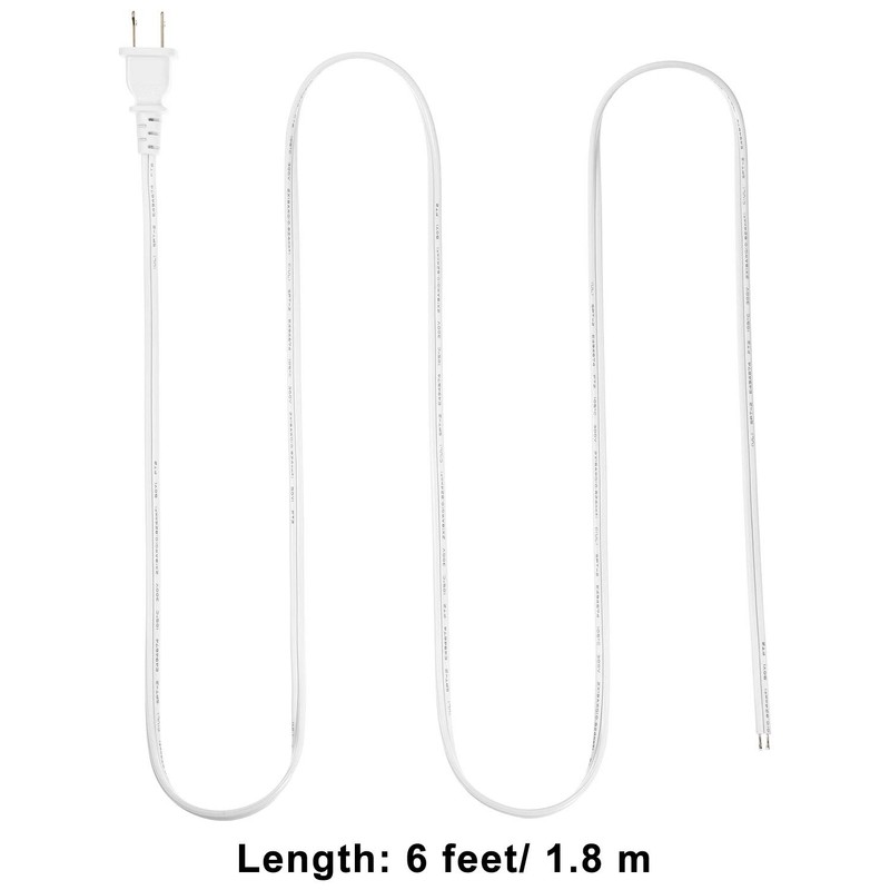 Fiada 3 Pack Lamp Cord with Molded Plug, Lamp Cord
