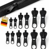 WATMVIC 12-Piece Universal Zip Repair Set for Clothing and Luggage