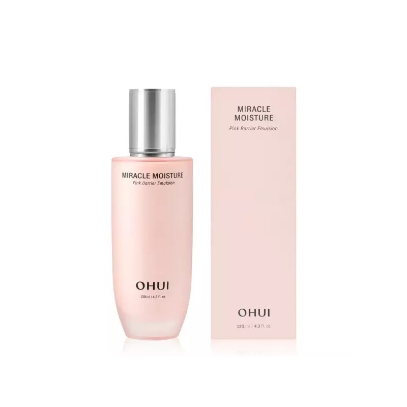 O Hui 오휘 미라클 모이스처 핑크베리어 펩타이드 로션 에멀젼 130ml