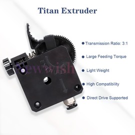 Newwish Titan Extruder,3D Printer Bowden Extruder Compatible with V5/V6 Hotend,i3 Mega,Mega S X Series,CR-10,Ender 3 Series DIY 3D Printer Extruder 1.75mm Filament.