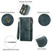 GOIACII Womens RFID Blocking Large Capacity Leather Ladies Wallet with